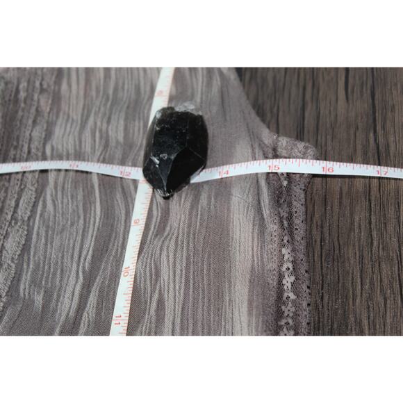 Vintage 90s Bila Dress Boho Hippie Grunge Drop Waist Lace Small - Picture 8 of 14